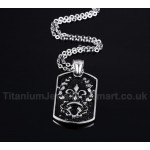 Men's Titanium Pendant Tag PN-482