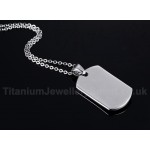 Men's Titanium Pendant Tag PN-482