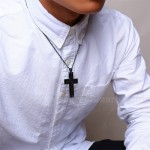 Men's Titanium Pendant Prayer Cross PN-1151