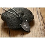 Men's Titanium Pendant Shield PN764