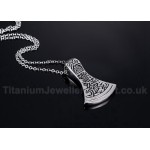 Men's Titanium Pendant Ax PN-492