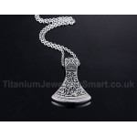 Men's Titanium Pendant Ax PN-492