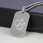 Women's Titanium Pendant Dog Tag P PN-016