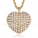 Women's Titanium Pendant 23 mm Heart Shaped PN-200