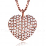 Women's Titanium Pendant 23 mm Heart Shaped PN-200