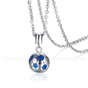 Unisex Titanium Pendant Football Sport PN-1055