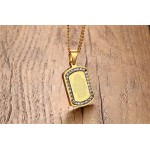 Men's Titanium Pendant 32.3 mm Zircon PN-640G