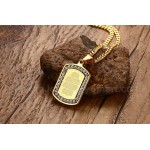 Men's Titanium Pendant 32.3 mm Zircon PN-640G