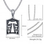 Men's Titanium Pendant T Cross 44 mm PN-785