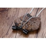 Unisex Titanium Pendant Dumbbell PN-607