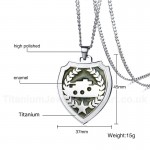 Men's Titanium Pendant Tank Tag PN-822