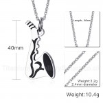 Unisex Titanium Pendant 40 mm Saxophones PN-605