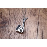 Unisex Titanium Pendant 40 mm Saxophones PN-605