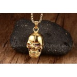 Unisex Titanium Pendant Skull PN-140