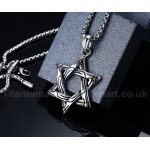 Men's Titanium Pendant Hexagram PN-243