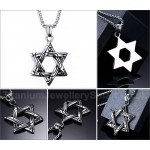 Men's Titanium Pendant Hexagram PN-243