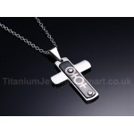 Women's Titanium Pendant Cross P PN-021