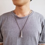 Unisex Titanium Pendant Tower Openable PN-1101