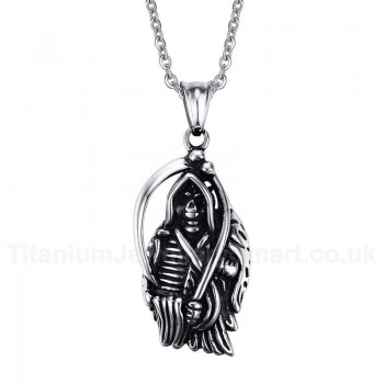 Men's Titanium Pendant Scythe Death PN-464