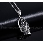 Men's Titanium Pendant Scythe Death PN-464