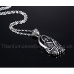 Men's Titanium Pendant Scythe Death PN-464