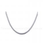 Men's Titanium Necklace 4.5 mm NC-163