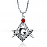 Unisex Titanium Pendant Masonic PN-178