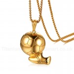 Unisex Titanium Pendant Football Soccer Shoes PN-996