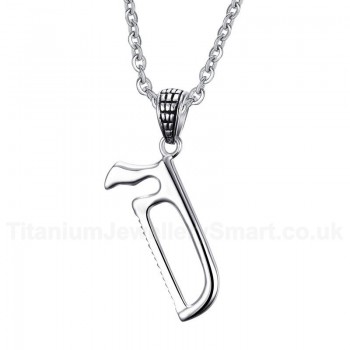 Men's Titanium Pendant 36 mm Saw PN-690S