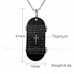 Men's Titanium Pendant Skateboard PN-305B