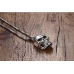 Men's Titanium Pendant Skull PN-184