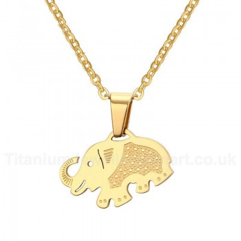 Men's Titanium Pendant 26 mm Elephant PN-688