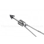 Men's Titanium Pendant 50 mm Arrow PN-852S