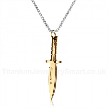 Men's Titanium Pendant Sword Dagger PN-282