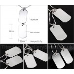 Women's Titanium Pendant Tag Two Pieces PN-385