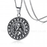 Men's Titanium Pendant Round PN-929