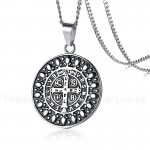 Men's Titanium Pendant Round PN-929