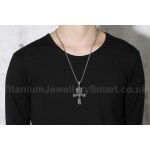 Men's Titanium Pendant The Ankh Cross PN-1038