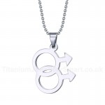 Men's Titanium Pendant P PN-001