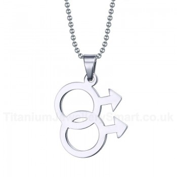 Men's Titanium Pendant P PN-001