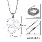 Men's Titanium Pendant P PN-001