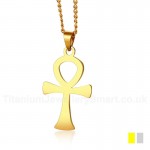 Unisex Titanium Pendant The Ankh Cross PN-986