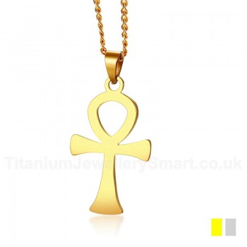 Unisex Titanium Pendant The Ankh Cross PN-986