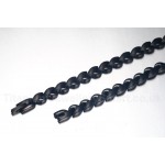 Men's Titanium Necklace 8 mm Black Magnet CNC-003