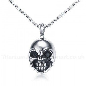 Men's Titanium Pendant Skull PN-765