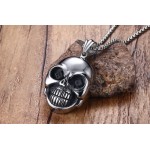 Men's Titanium Pendant Skull PN-765