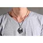 Men's Titanium Pendant Skull PN-765