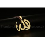 Men's Titanium Pendant 27 mm Allah PN-632