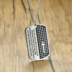 Men's Titanium Pendant Tag PN-1004