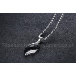 Men's Titanium Pendant Blue Gravel PN-534